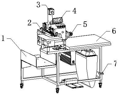 Automatic thread end-wrapping sewing machine