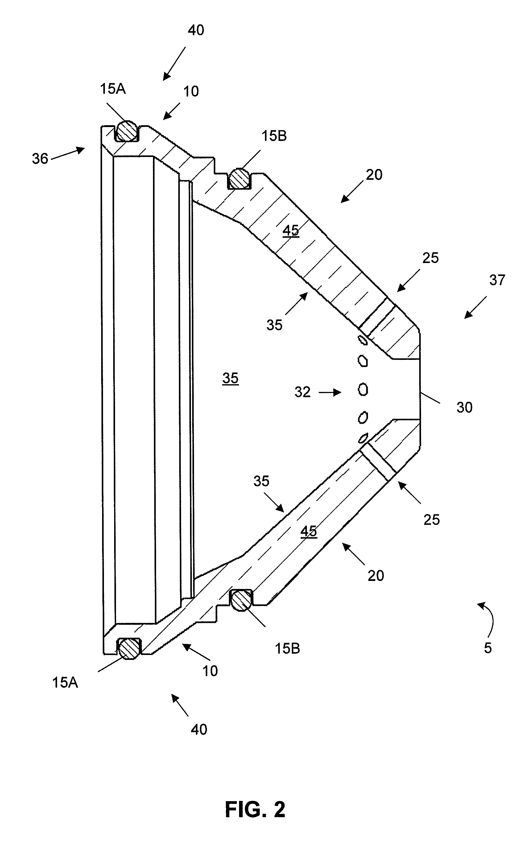 Liquid cooled shield for improved piercing performance