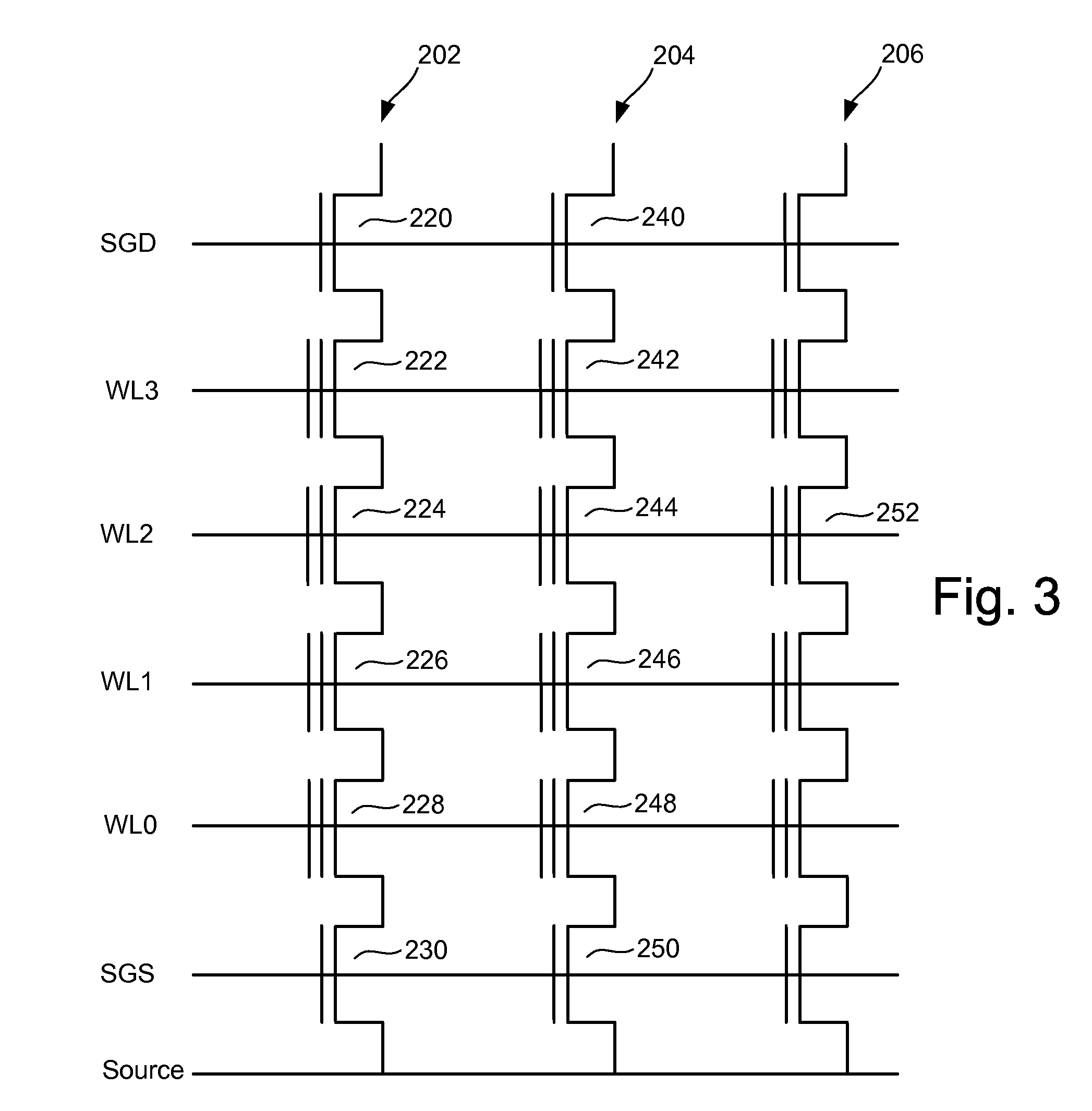 Shield plates for reduced field coupling in nonvolatile memory