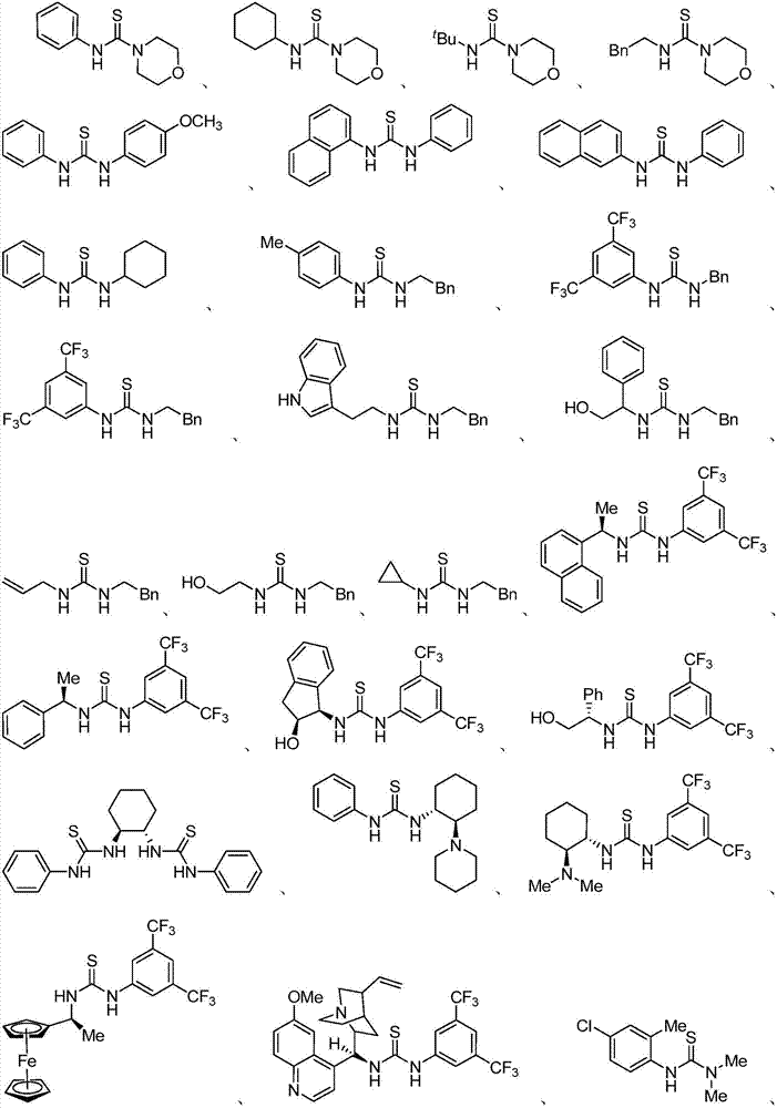 Thiourea and oxazolidine thione compounds and synthesizing method and application thereof