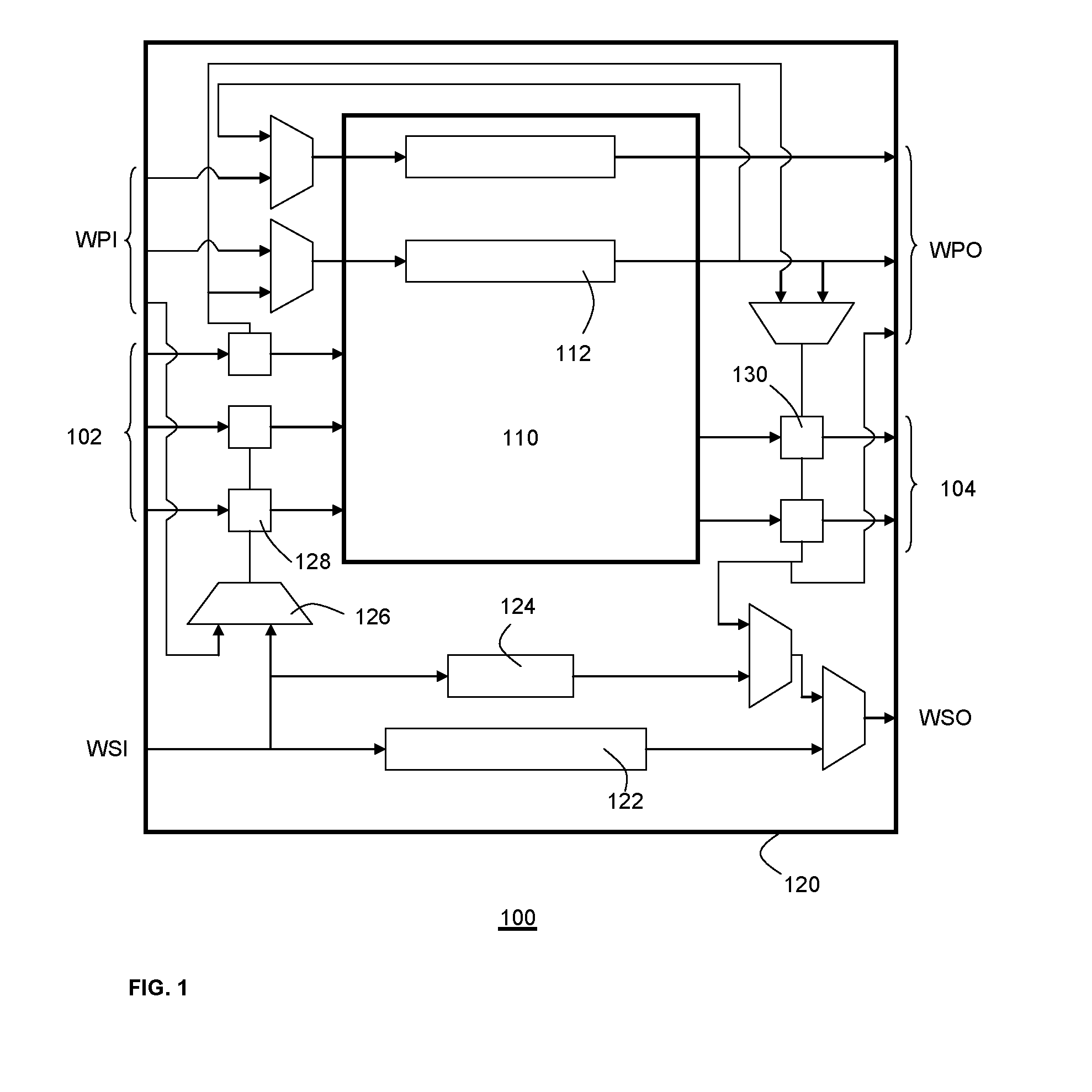 Testable integrated circuit and test method therefor