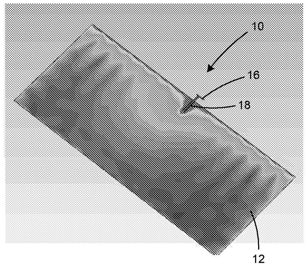 Planar antenna and electronic device having at least one millimeter-wave resonance frequency