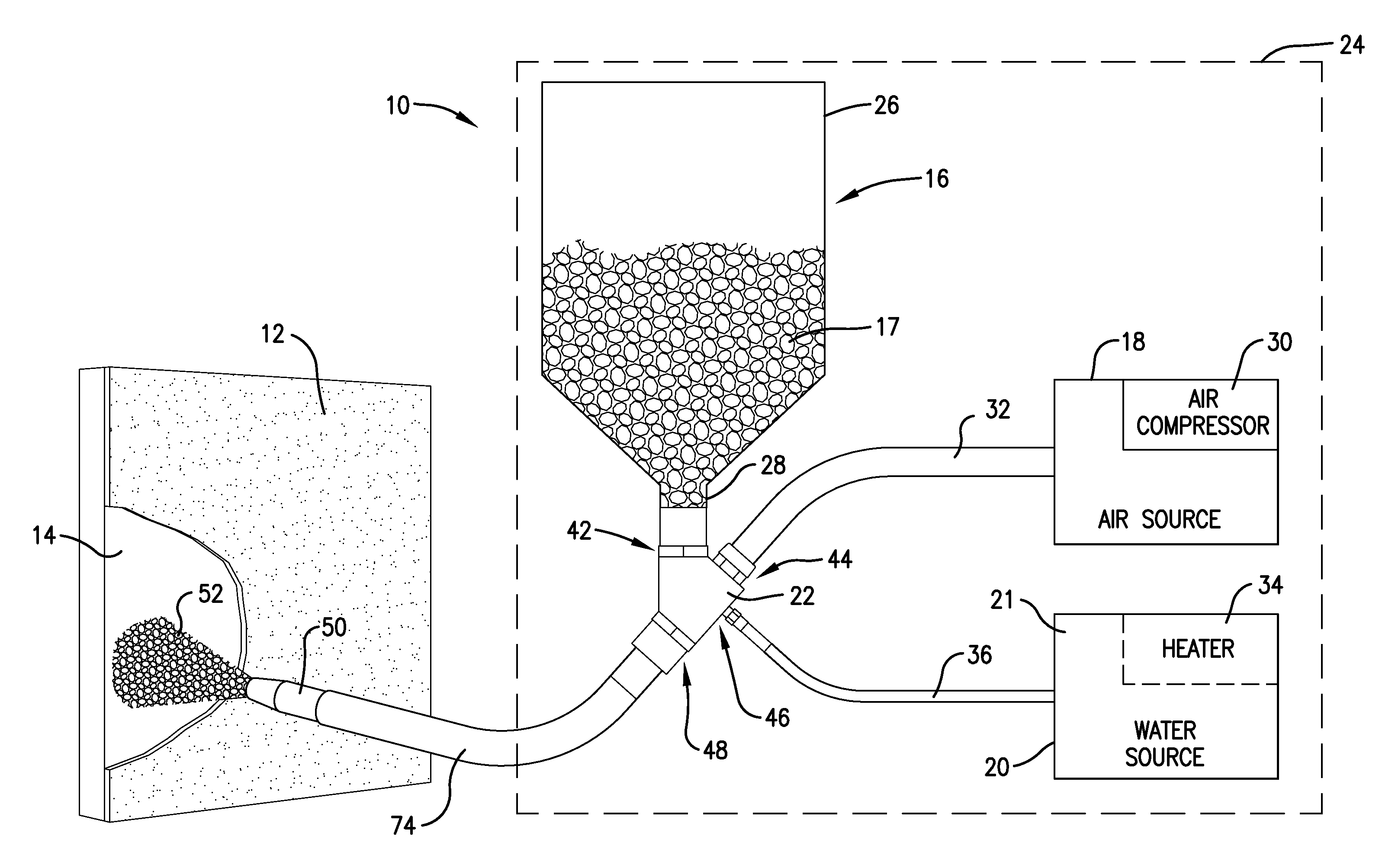 System and method for removing a coating from a substrate