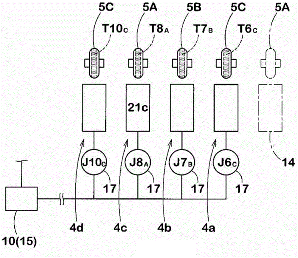 Tire manufacturing method and tire manufacturing line