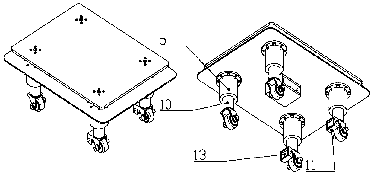 Logistics robot capable of achieving quick responding and balancing and adjusting and control method of logistics robot