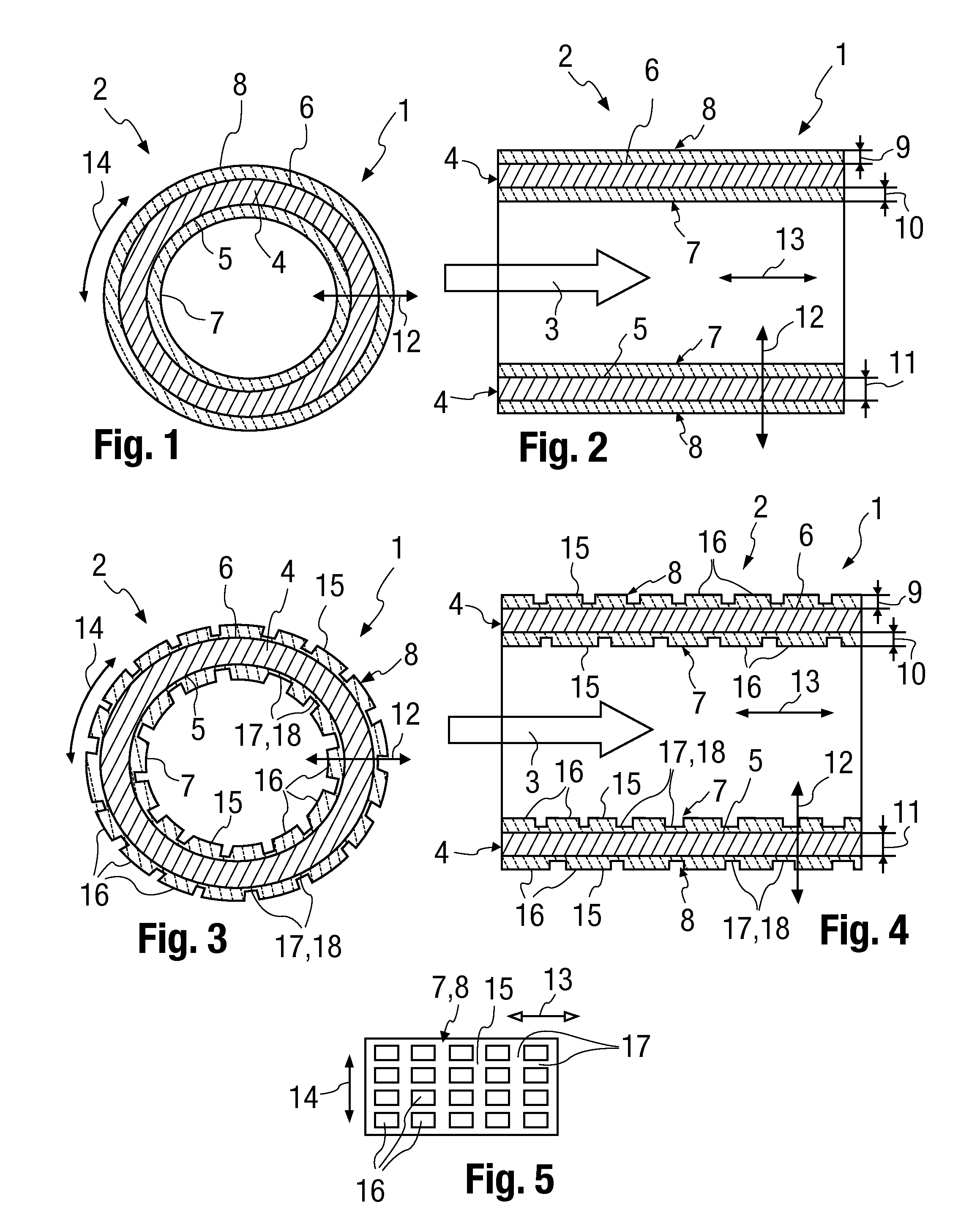 Tubular body and exhaust system