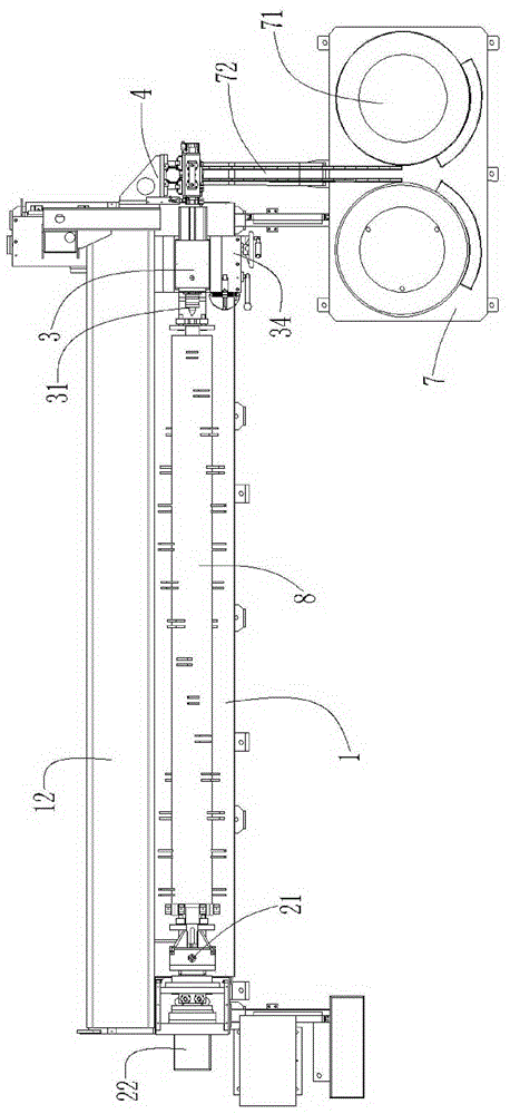 Multifunctional robot flexible tool positioning system for shafts