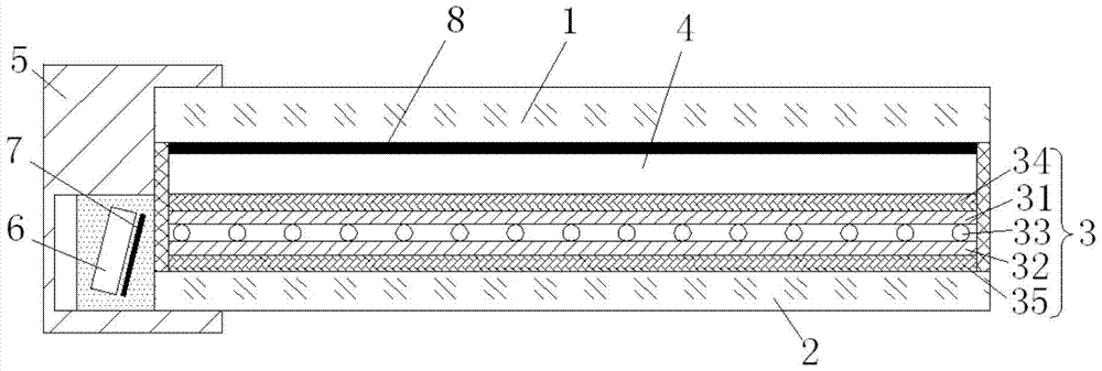 A vehicle sunroof assembly with adjustable luminous effect