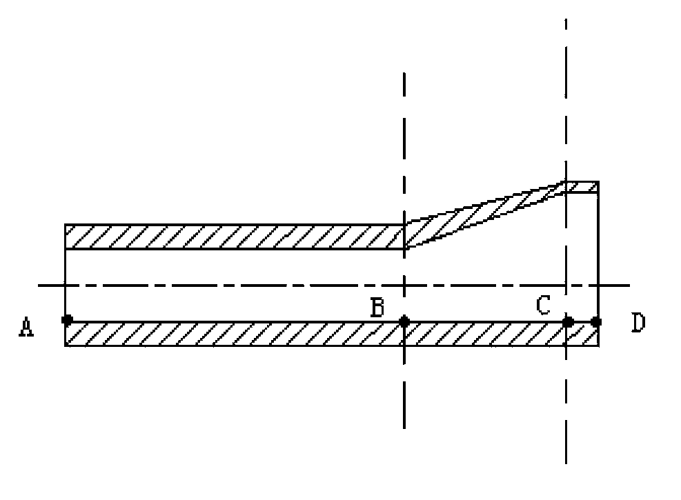 Eccentric check reducer forging method