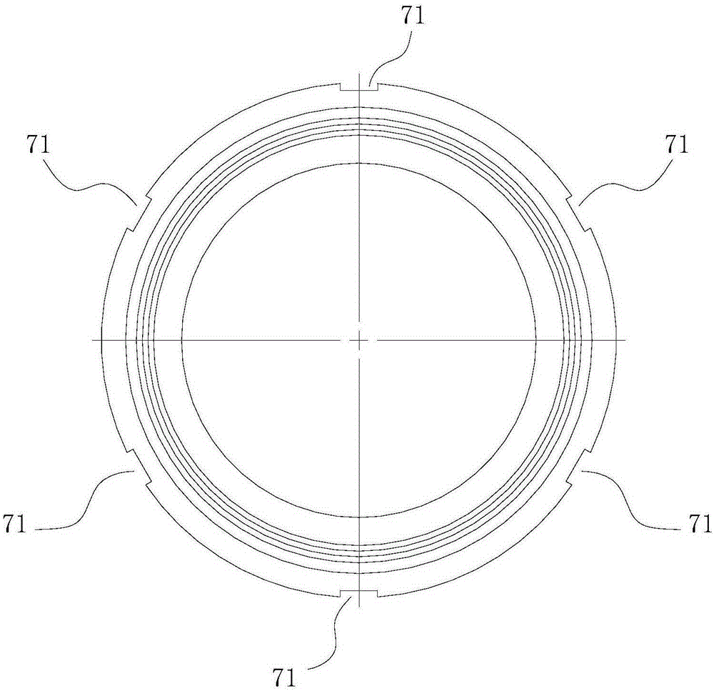 Single-acting welded type four-stage oil cylinder