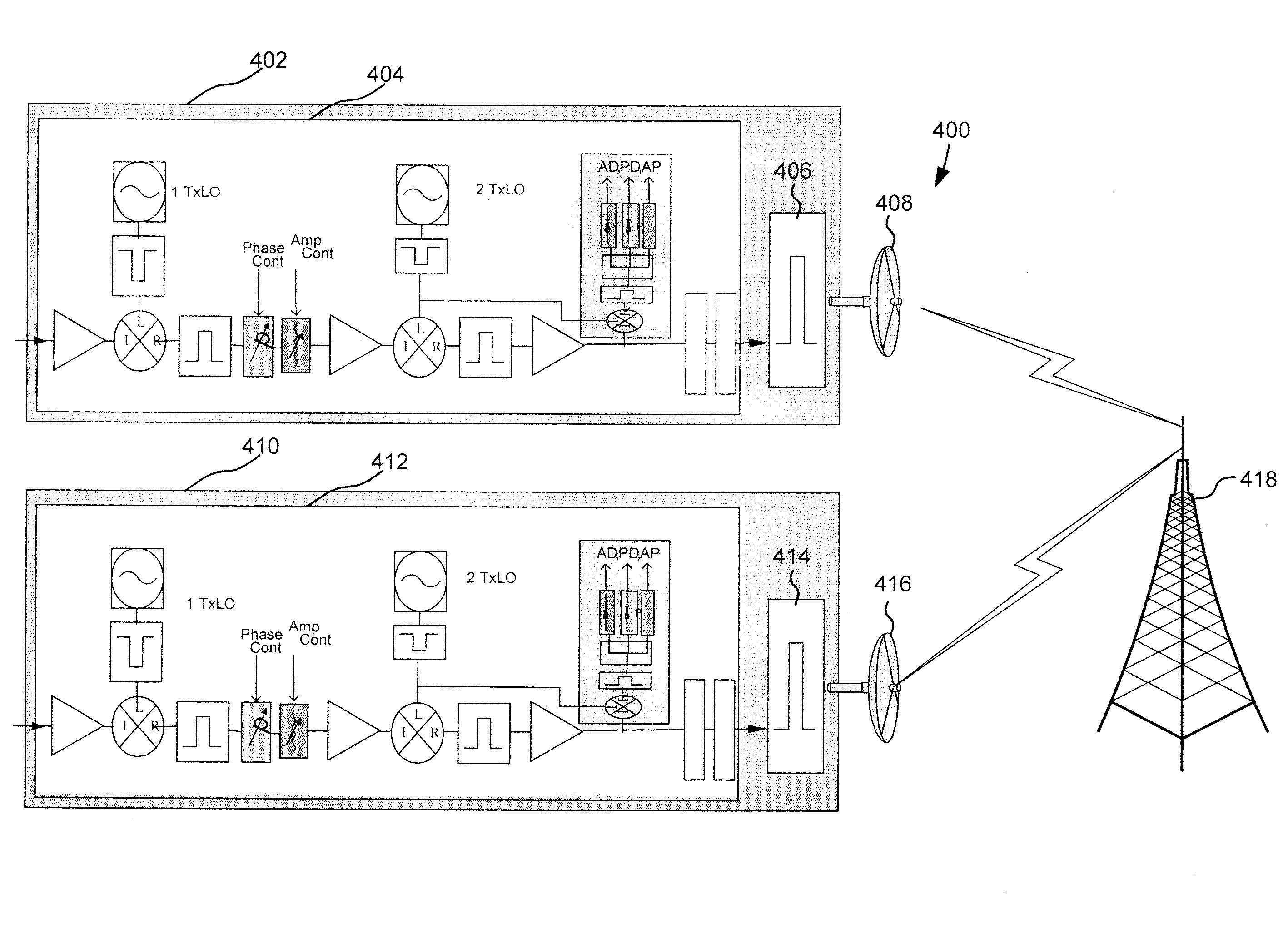 Systems and methods of transmitter protection for wireless communications