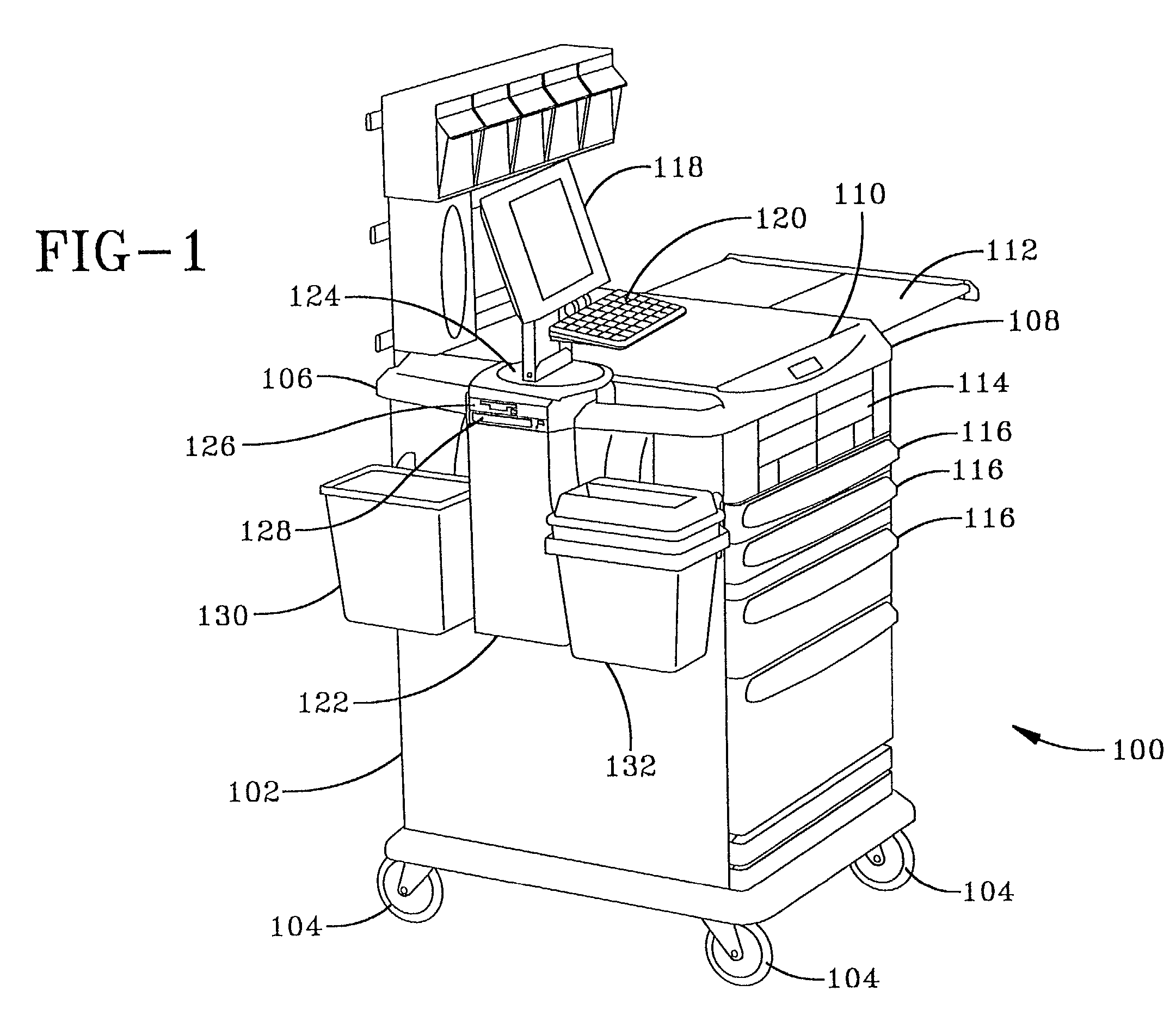 Anesthesia cart