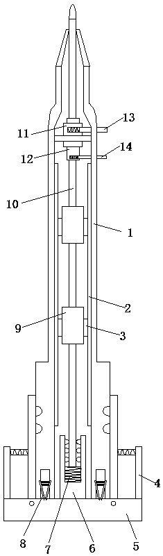 A non-sharpening, non-pressing and writing continuous pencil