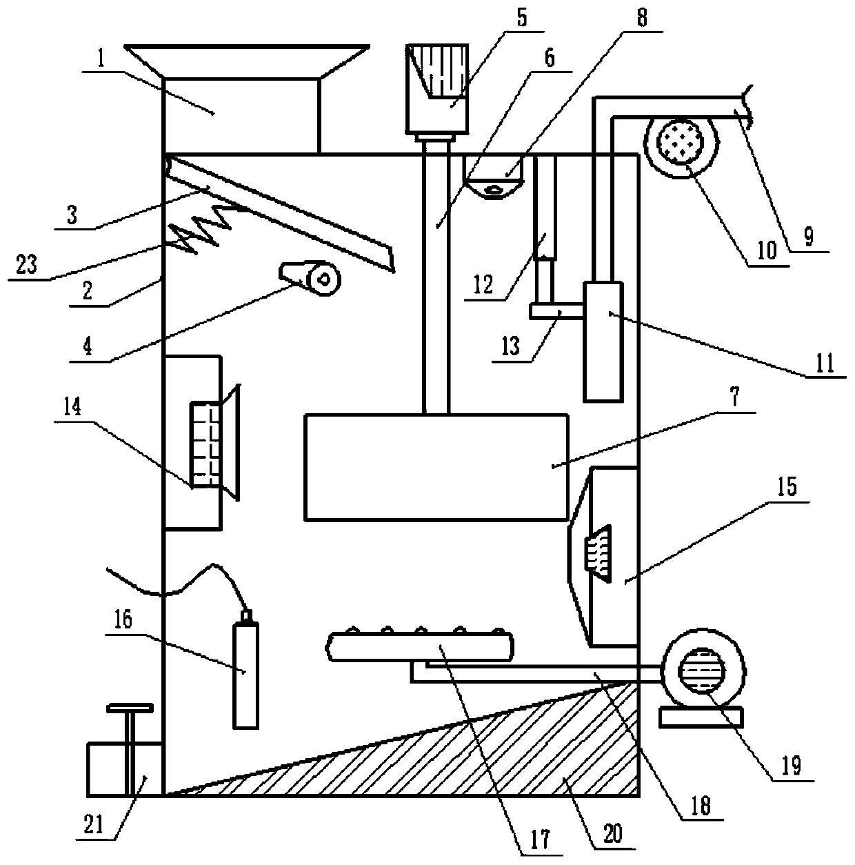 Safe dehydration device for petroleum crude oil