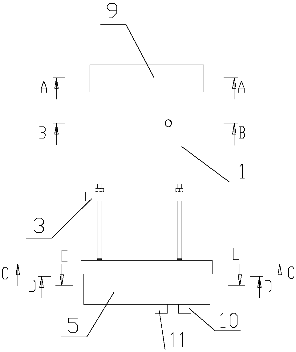 Continuous oil slurry static separation device, system and method