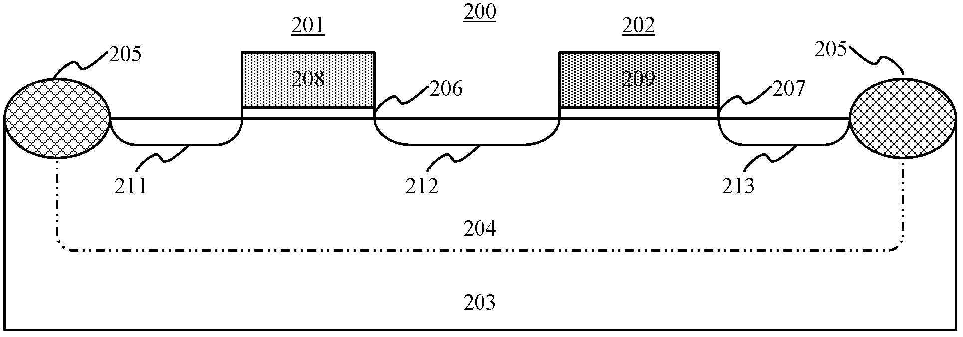 One-time programmable read-only memory for CMOS (Complementary Metal Oxide Semiconductor) and manufacturing method thereof