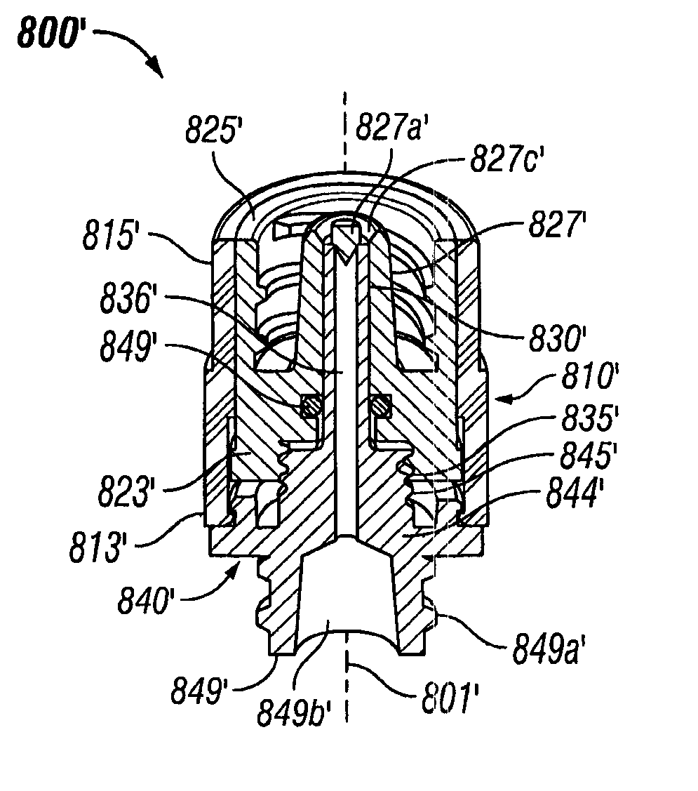 Devices, assemblies, and methods for controlling fluid flow