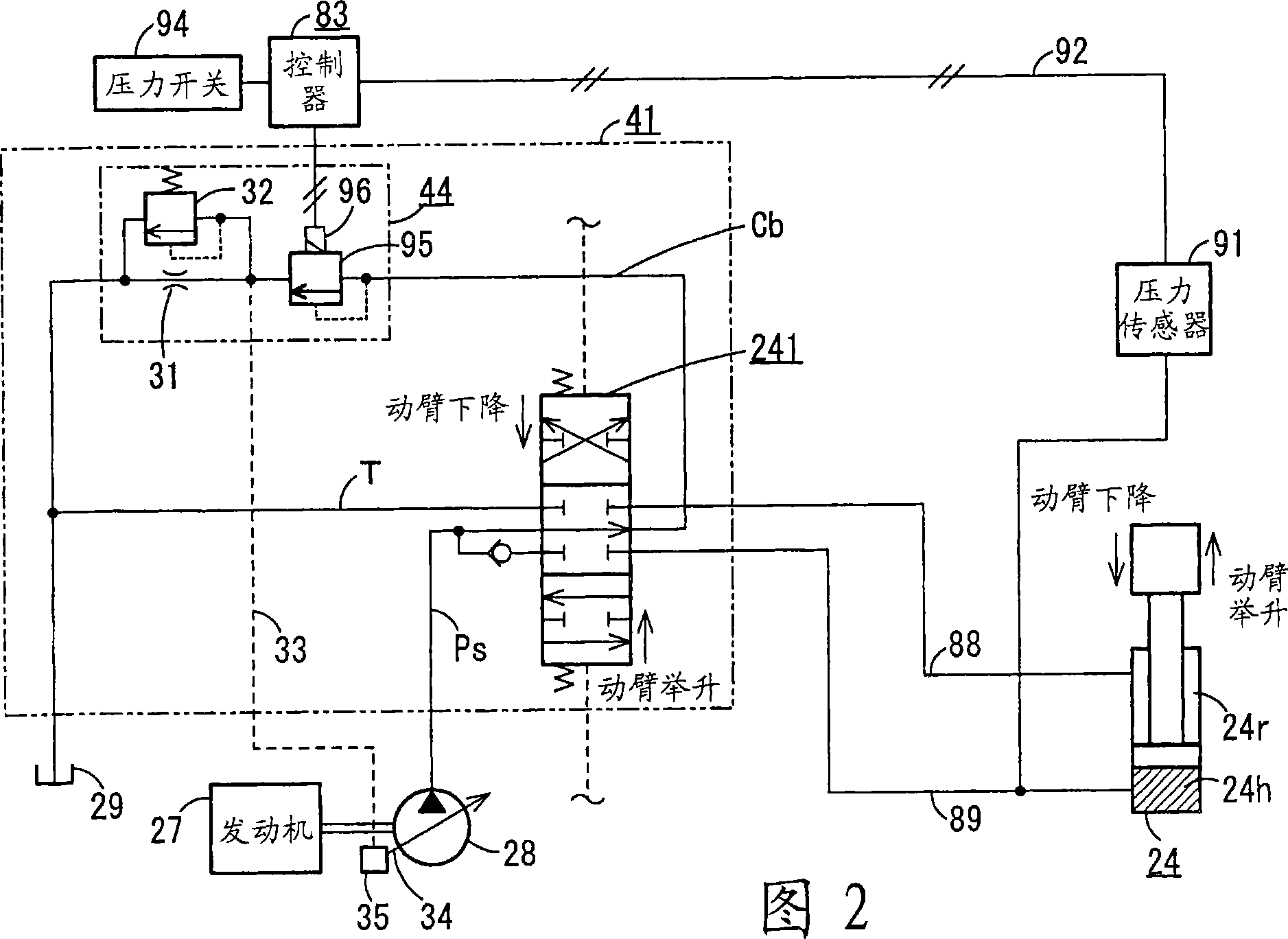 Control circuit of construction machine