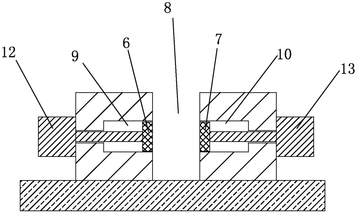 Braking device for main motor of water tank wire drawing machine