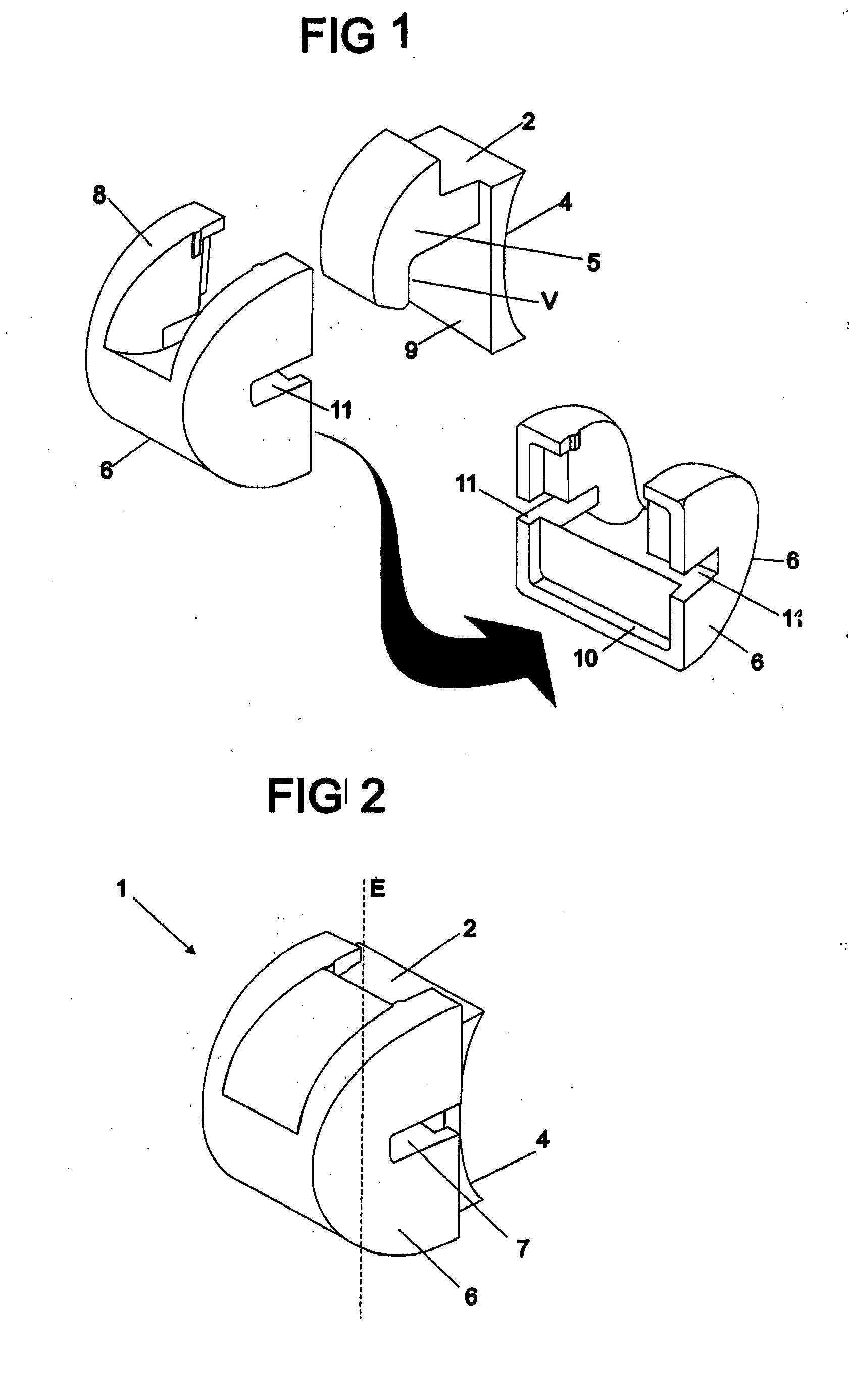 Bracket improvement with interchangeable locks