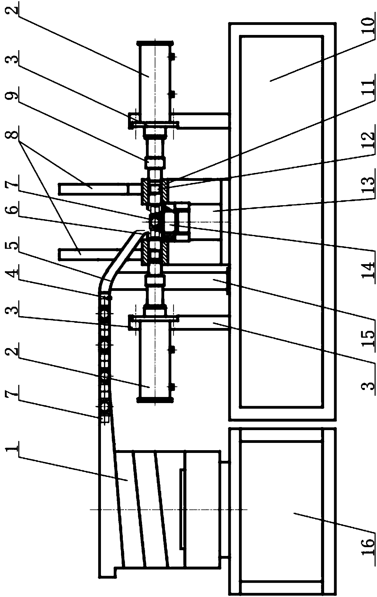 Semi-automatic assembly device for automobile cross shaft universal joint