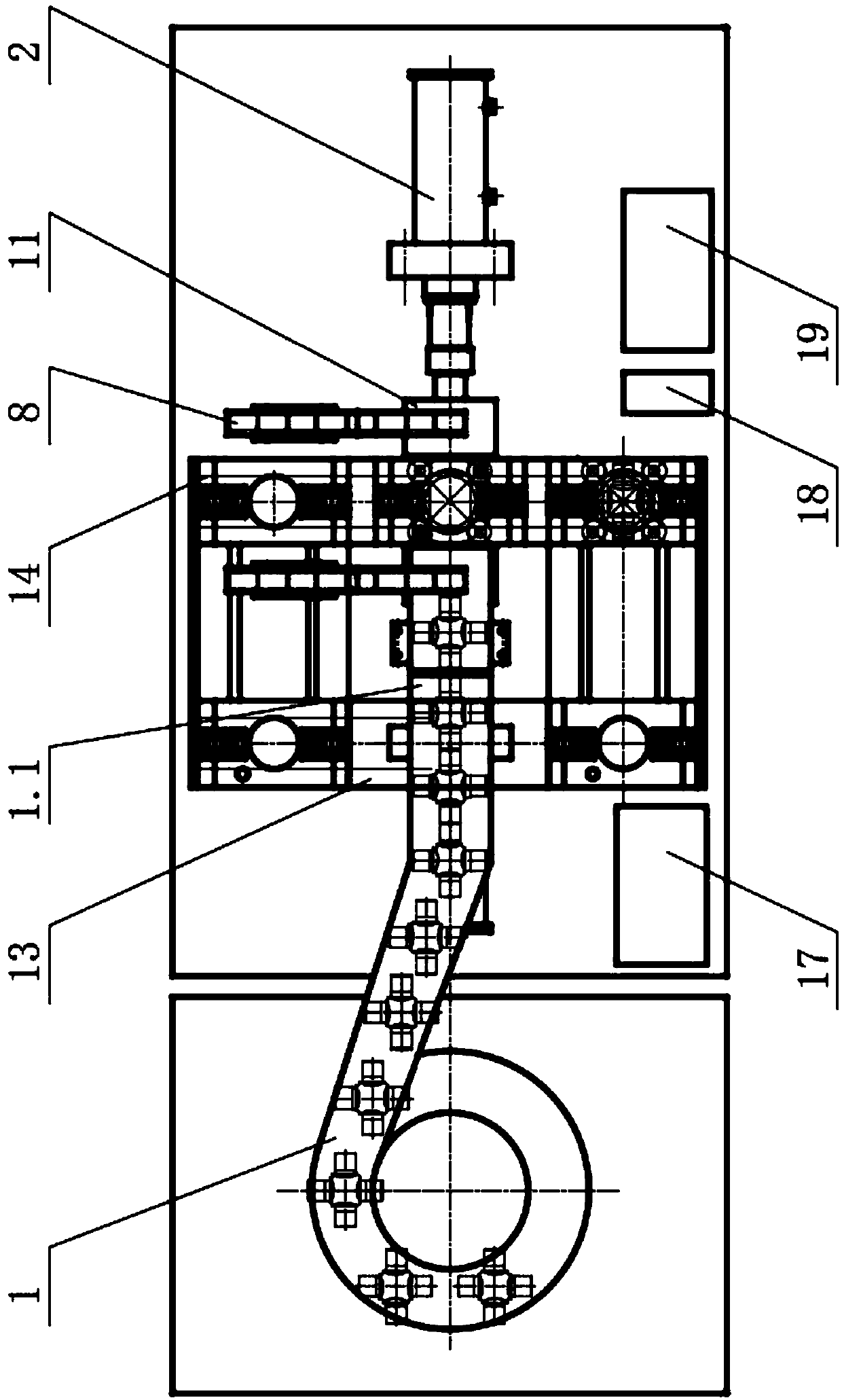 Semi-automatic assembly device for automobile cross shaft universal joint