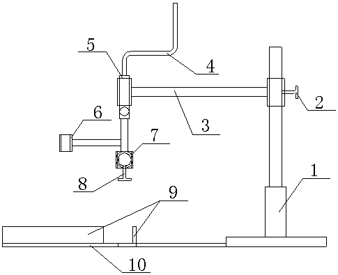 A kind of strong plate stress hole cutting machine and using method