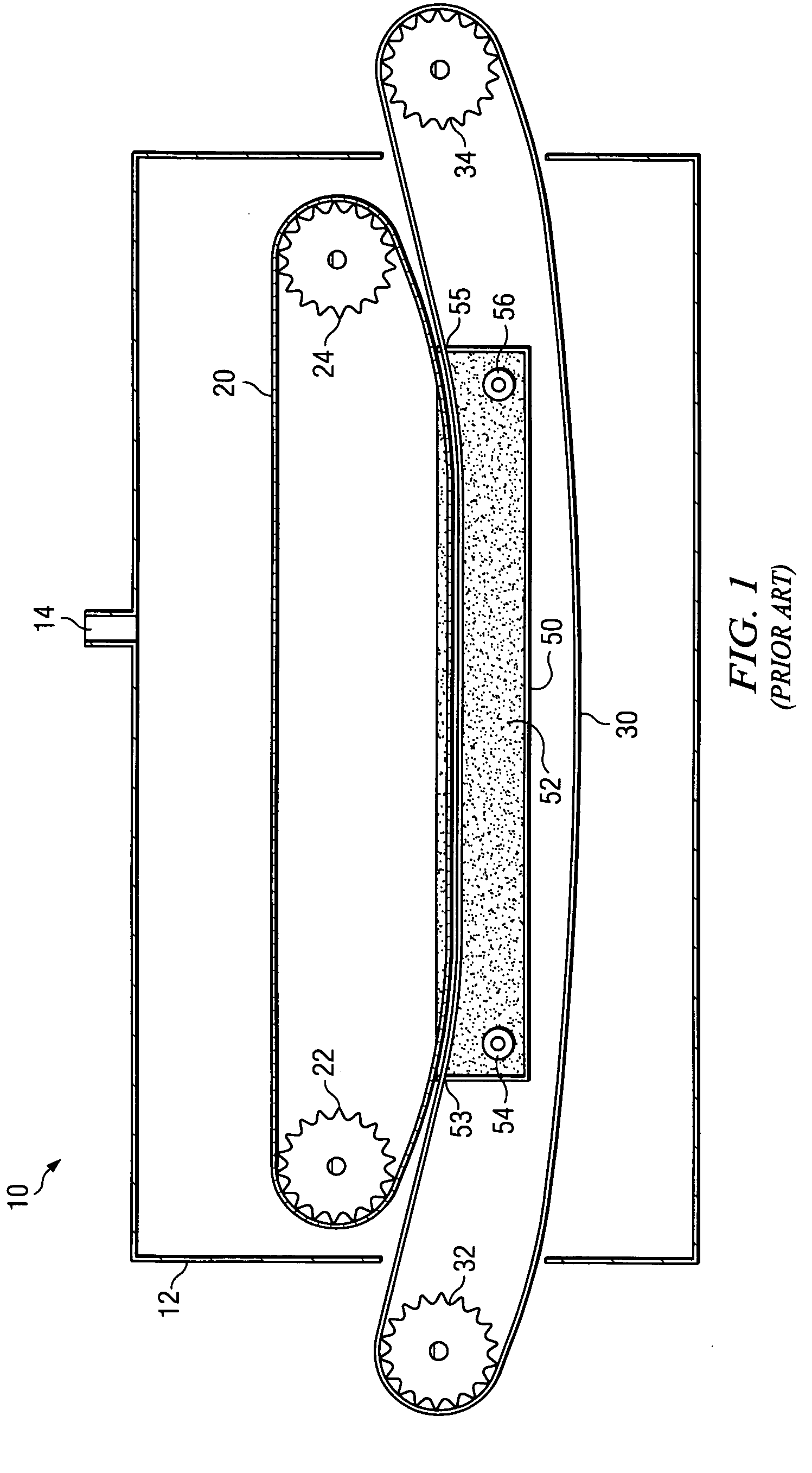 Single mold form fryer with product centering elements