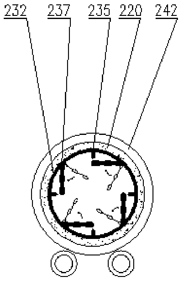 Rotary oily sludge treatment system and method