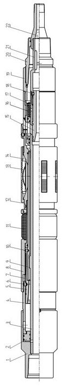 Oil-water well breaking and stripping-preventing filling tool and construction method thereof