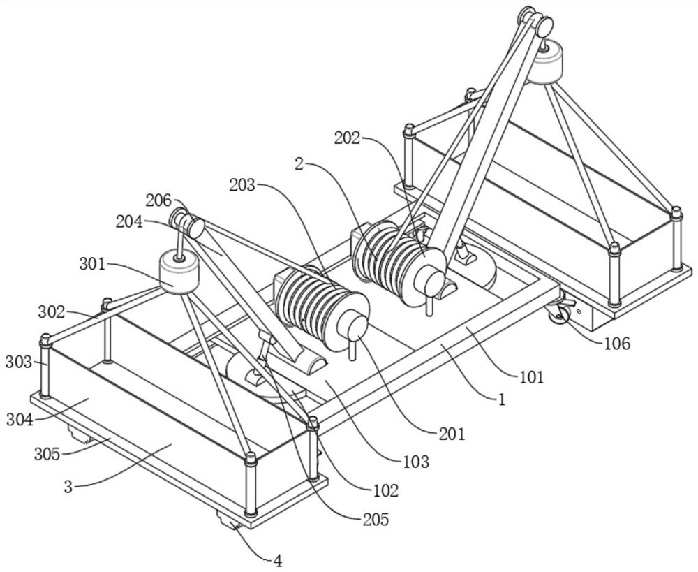 Bridge engineering safety construction platform