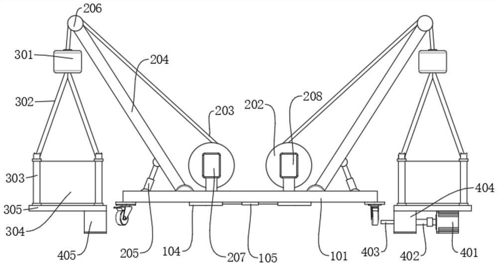 Bridge engineering safety construction platform