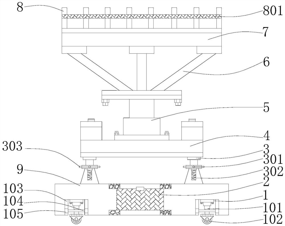 Lifting lighting device