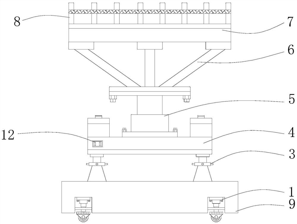 Lifting lighting device