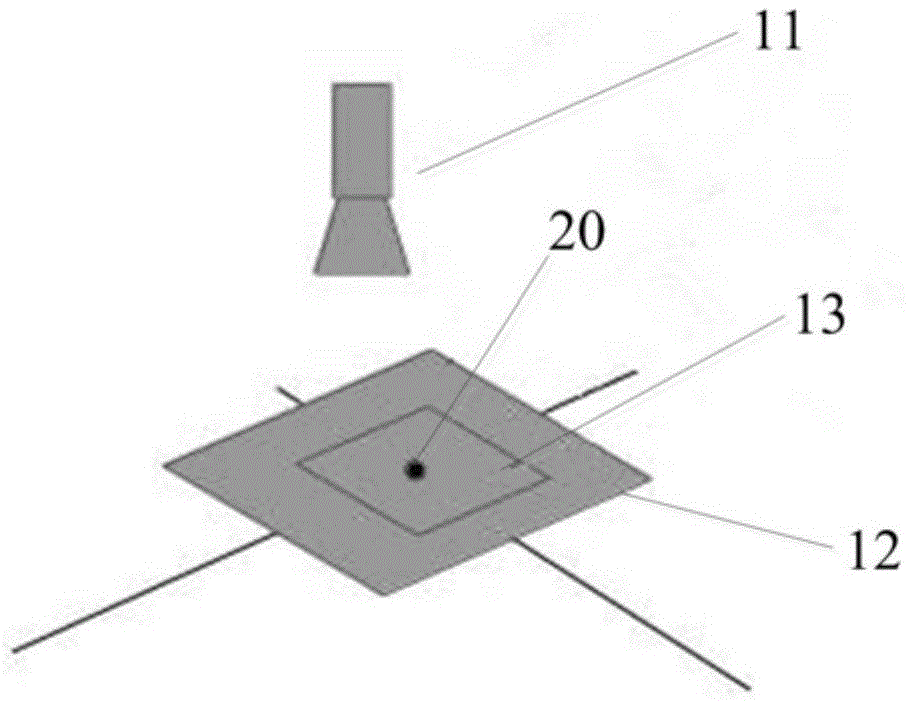 Included angle measurement method and device and angle adjustment method and device