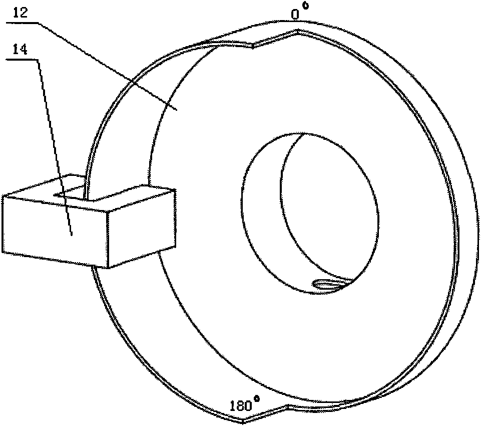 Locking tracking servo console with two degrees of freedom