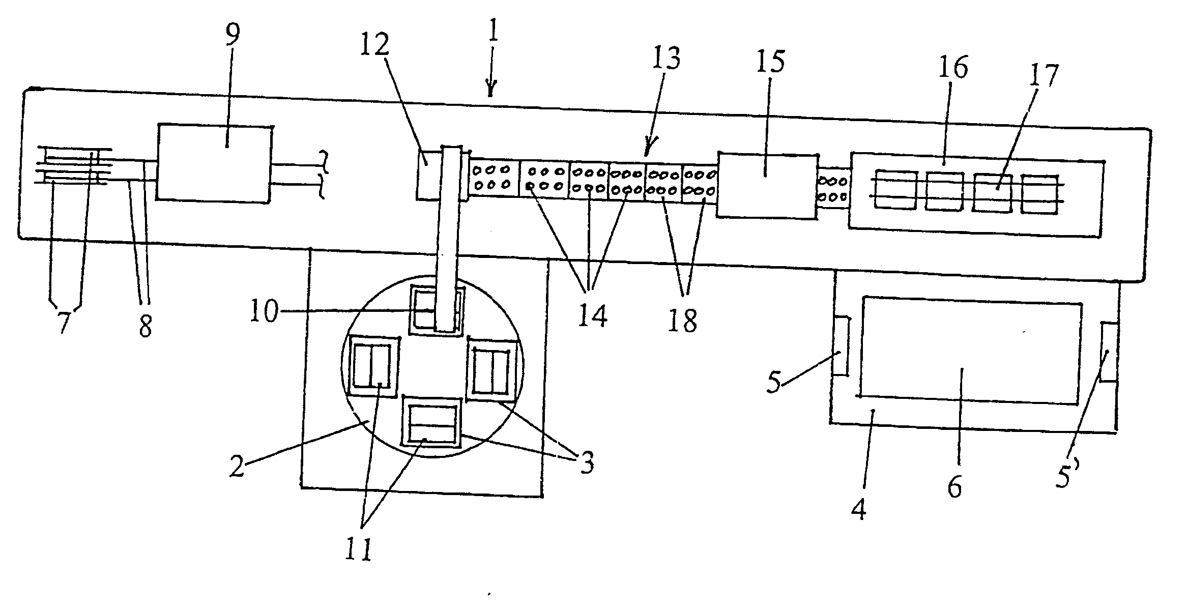 Apparatus for the processing of photovoltaic cells