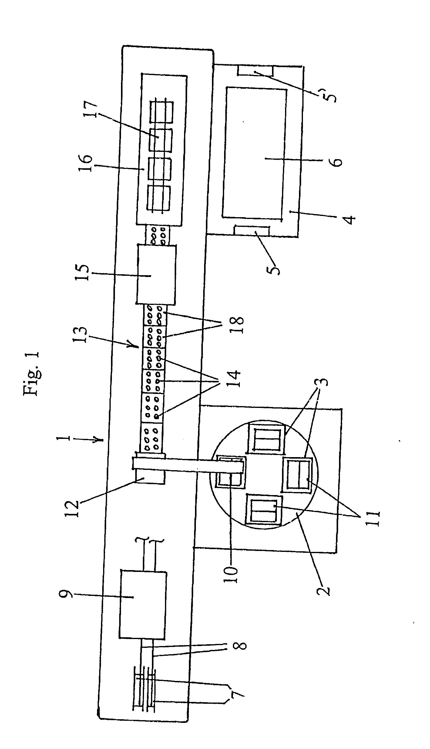 Apparatus for the processing of photovoltaic cells