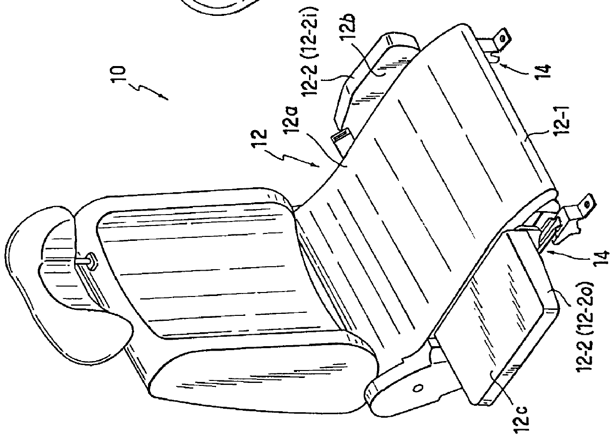 Seat provided with a seat climbing/descending aid structure for easy climbing onto and descending from the seat, and a seat climbing/descending aid designed for that purpose