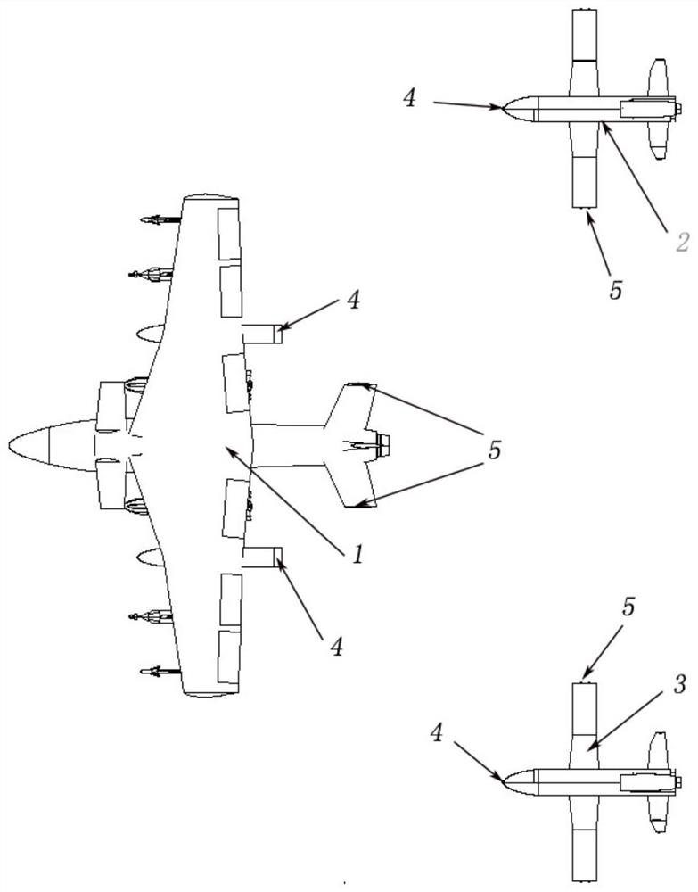 Manned aerial vehicle and unmanned aerial vehicle combined system