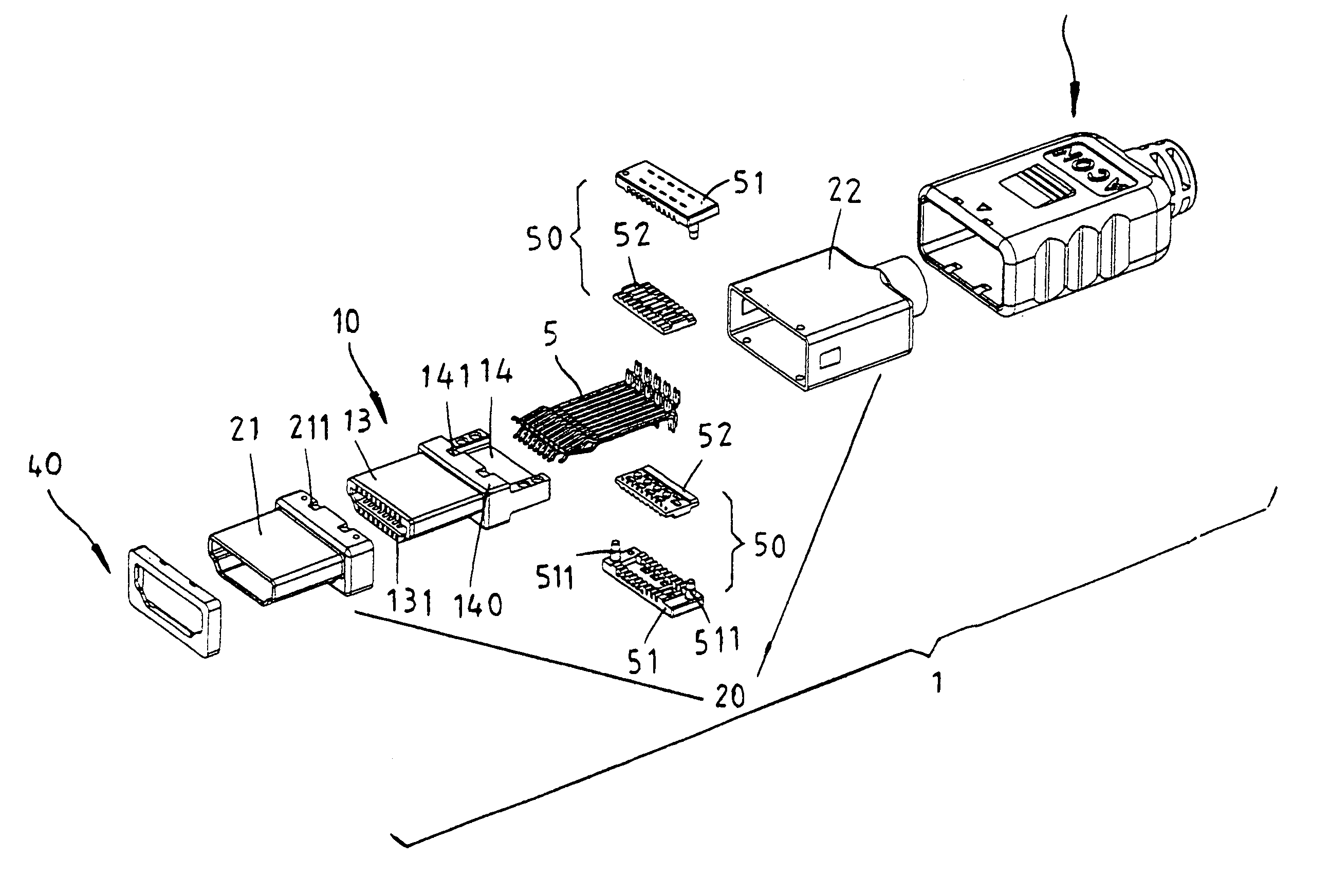 HDMI plug connector