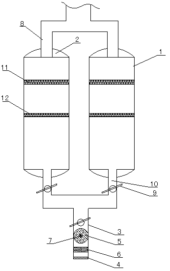 Double-pipe petroleum screen