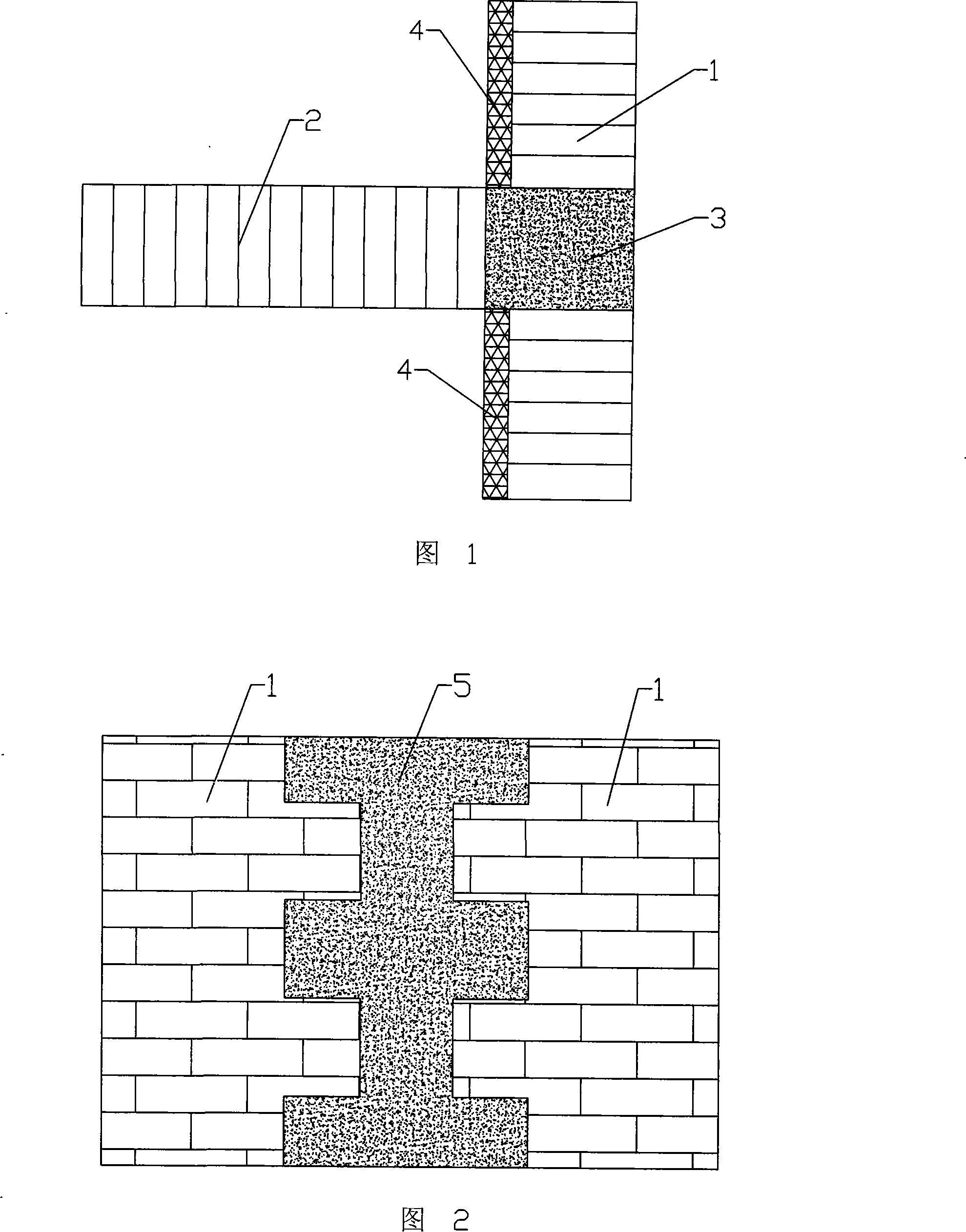 Construction method for building of insulating brick