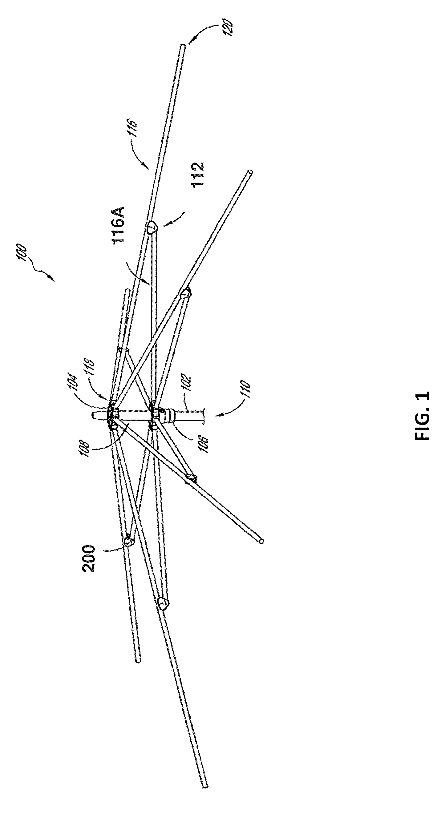 Umbrella rib connector