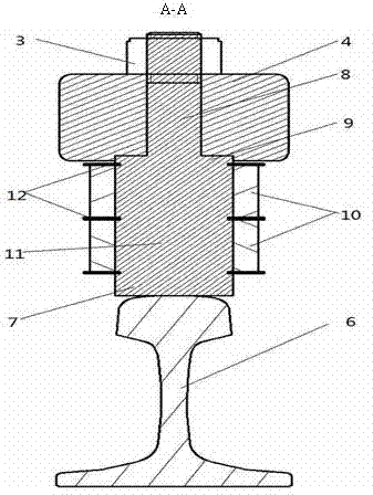 Electromagnetic magnetic rail brake and control method thereof