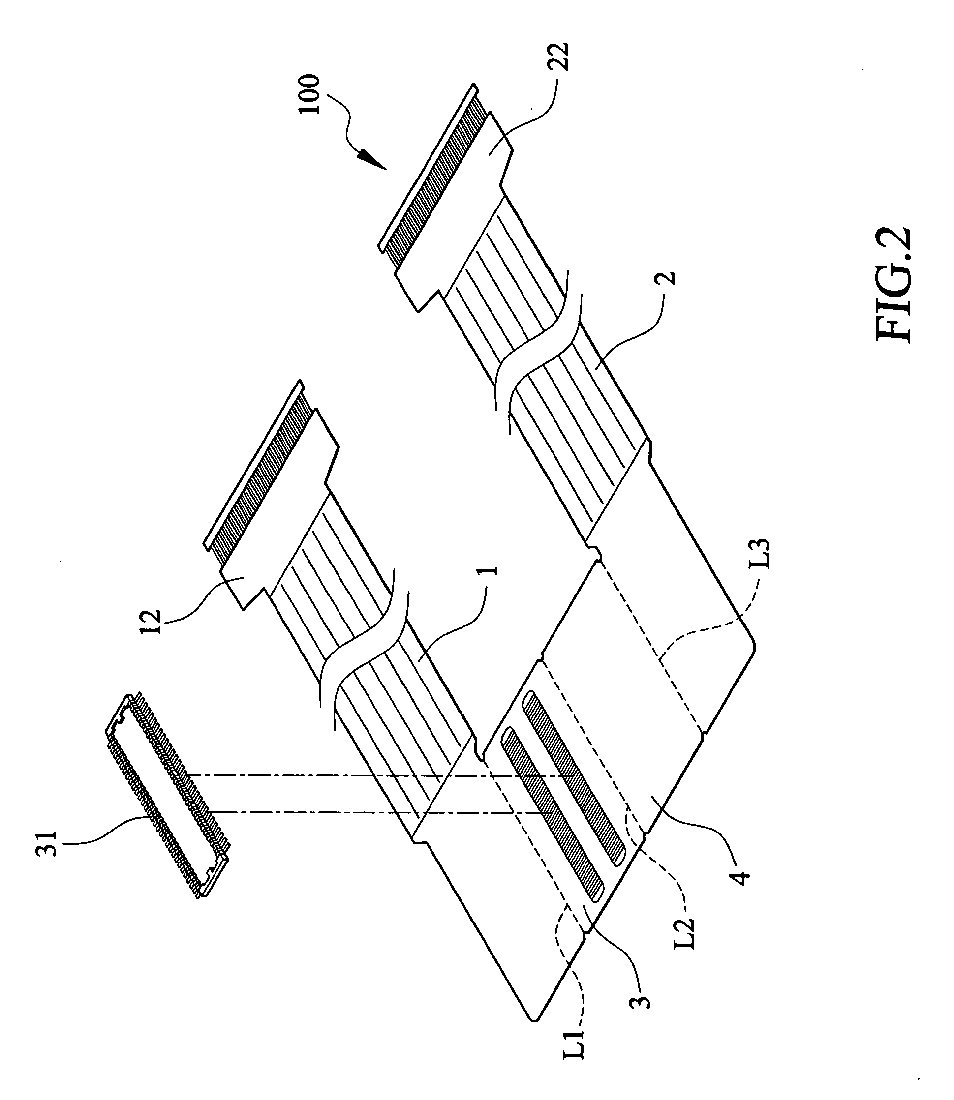 Signal transmission cable with adaptive contact pin reference