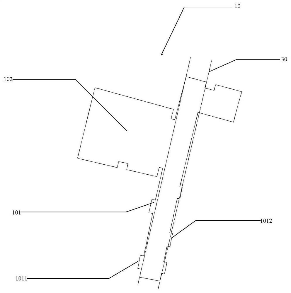 Construction method for laying ceramic tiles in arc-shaped space