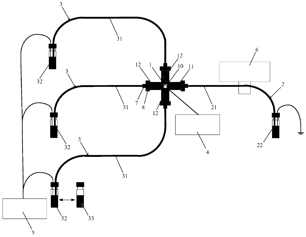 Sample concentration device and method for capillary electrophoresis