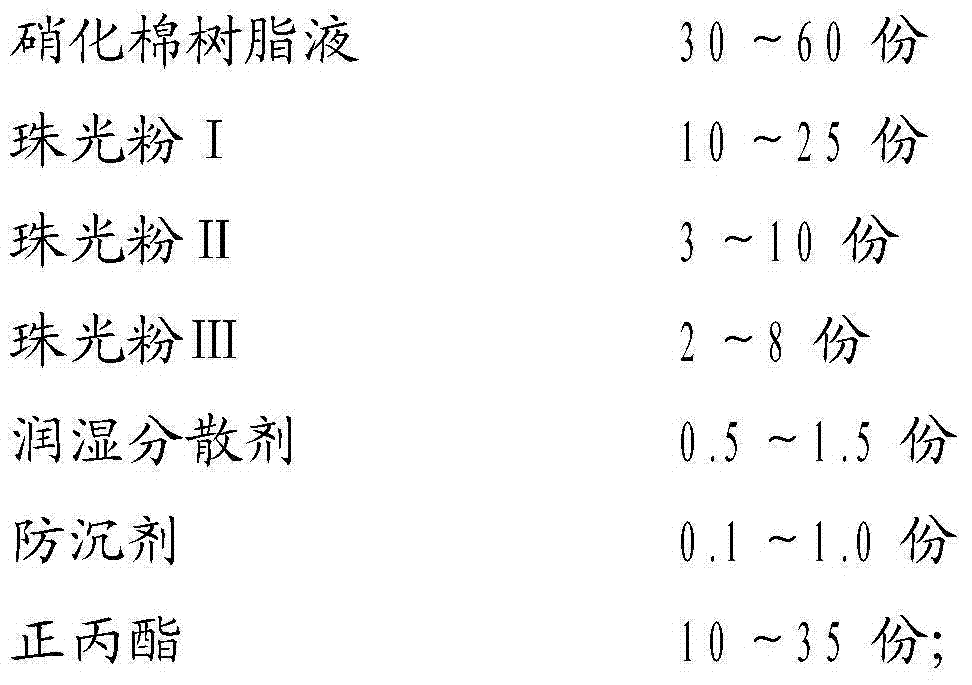 Pearlescent ink, and preparation method and printing method thereof