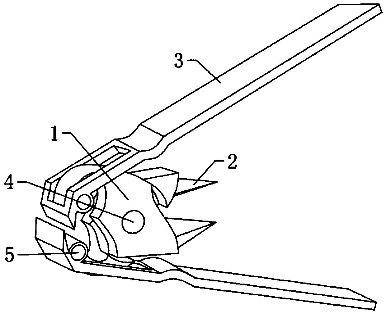 Nail clippers with double cutting edges